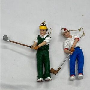 Two Golfers Christmas Silvestri Ornaments